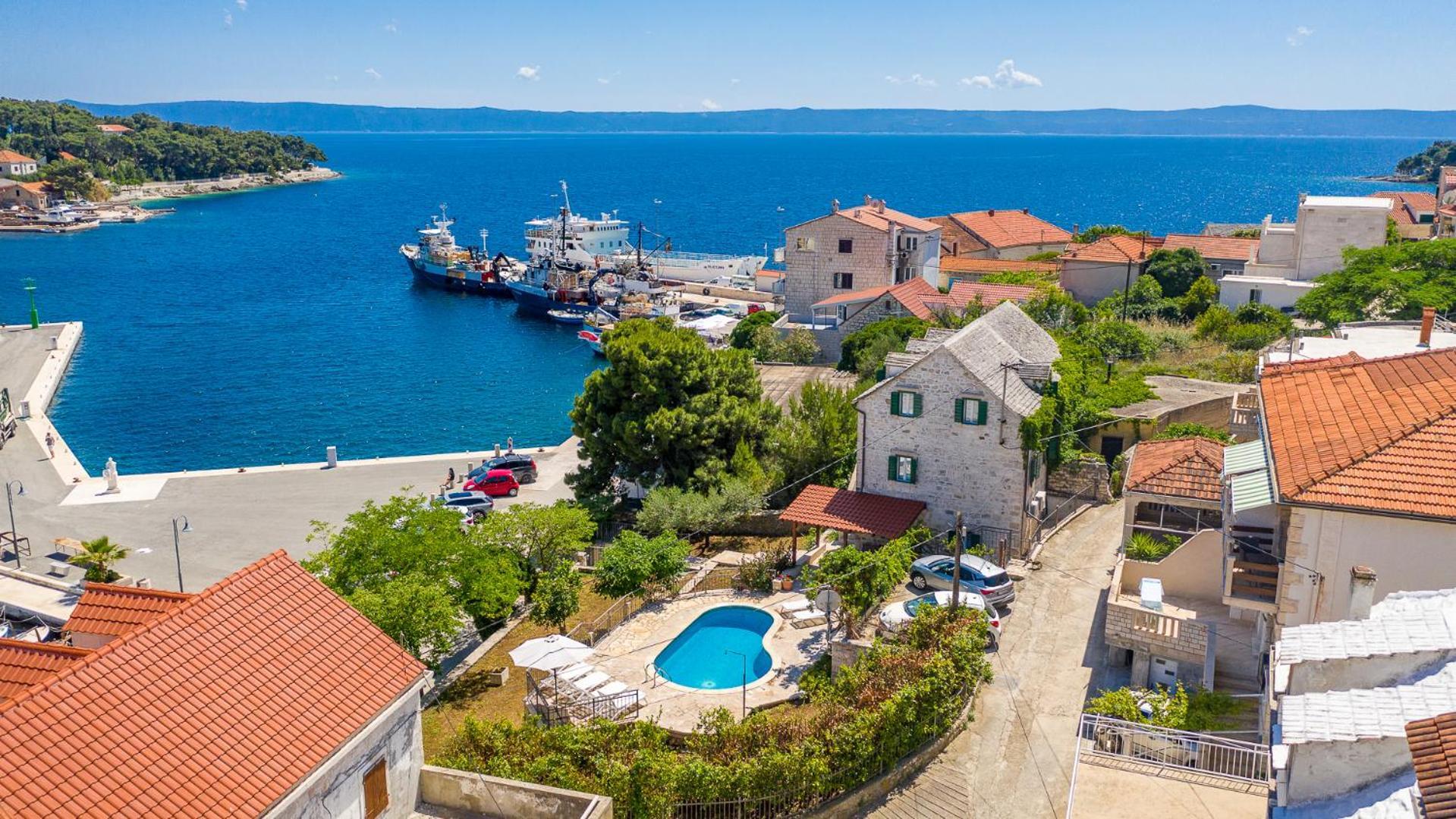 Villa Bonaca Perfect Location For A Holiday With Friends Or Family, Heated Pool Sumartin Bagian luar foto