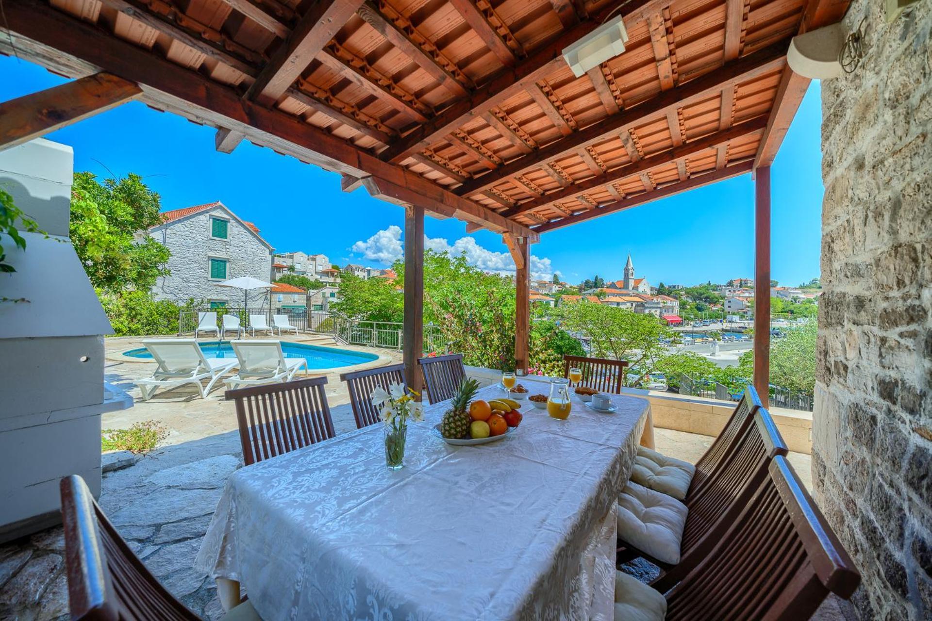 Villa Bonaca Perfect Location For A Holiday With Friends Or Family, Heated Pool Sumartin Bagian luar foto